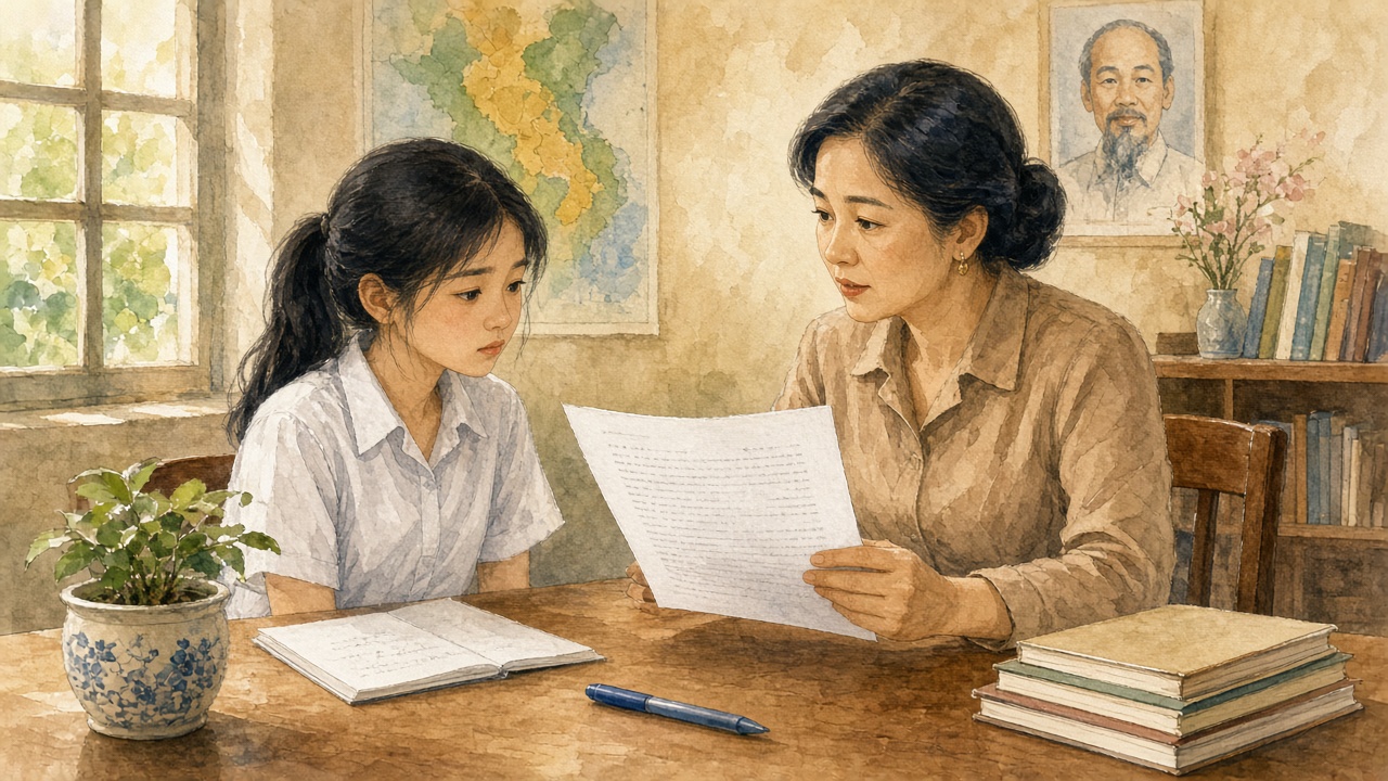 Giáo viên và học sinh nói về gian lận học tập và khai báo.