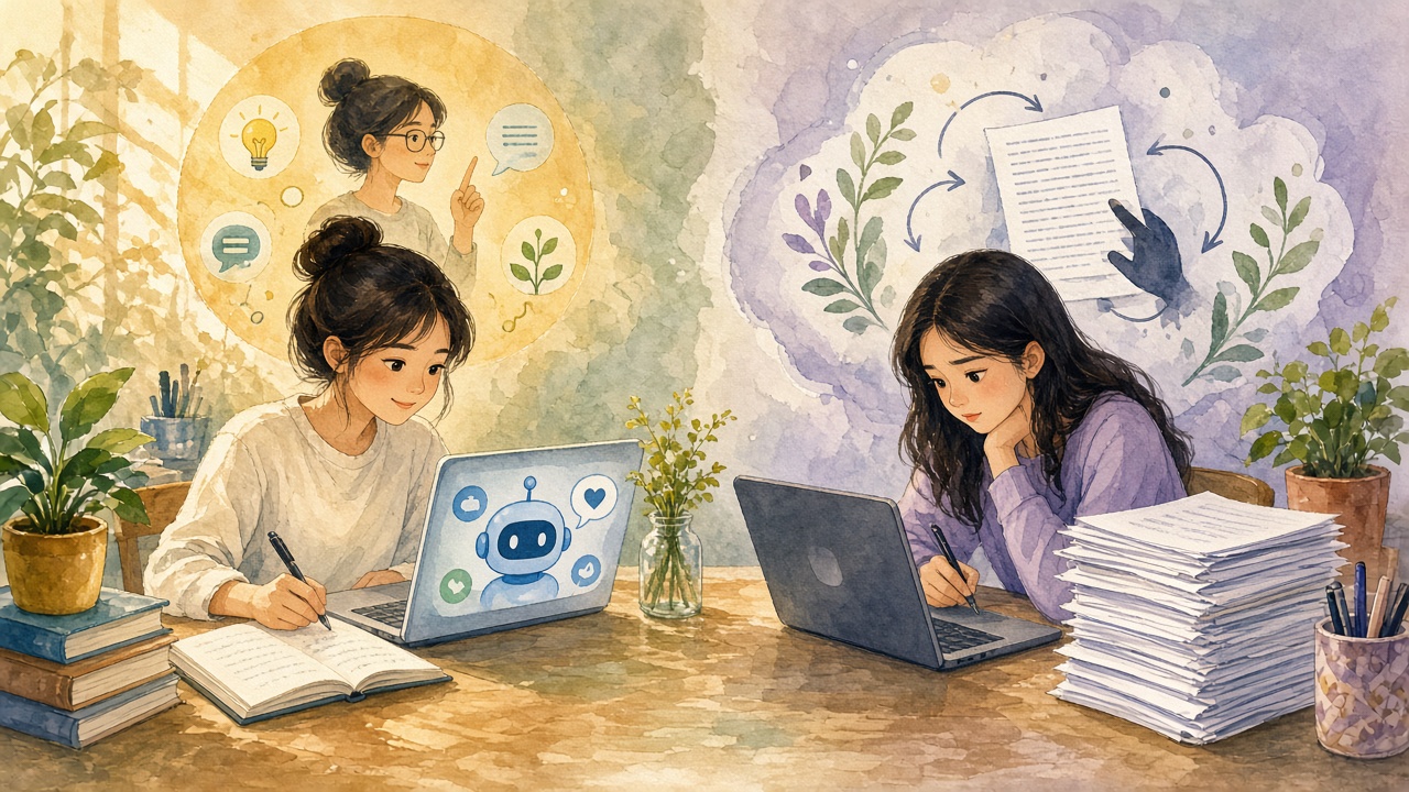 Hai cách dùng: rèn kĩ năng so với khoán trắng.
