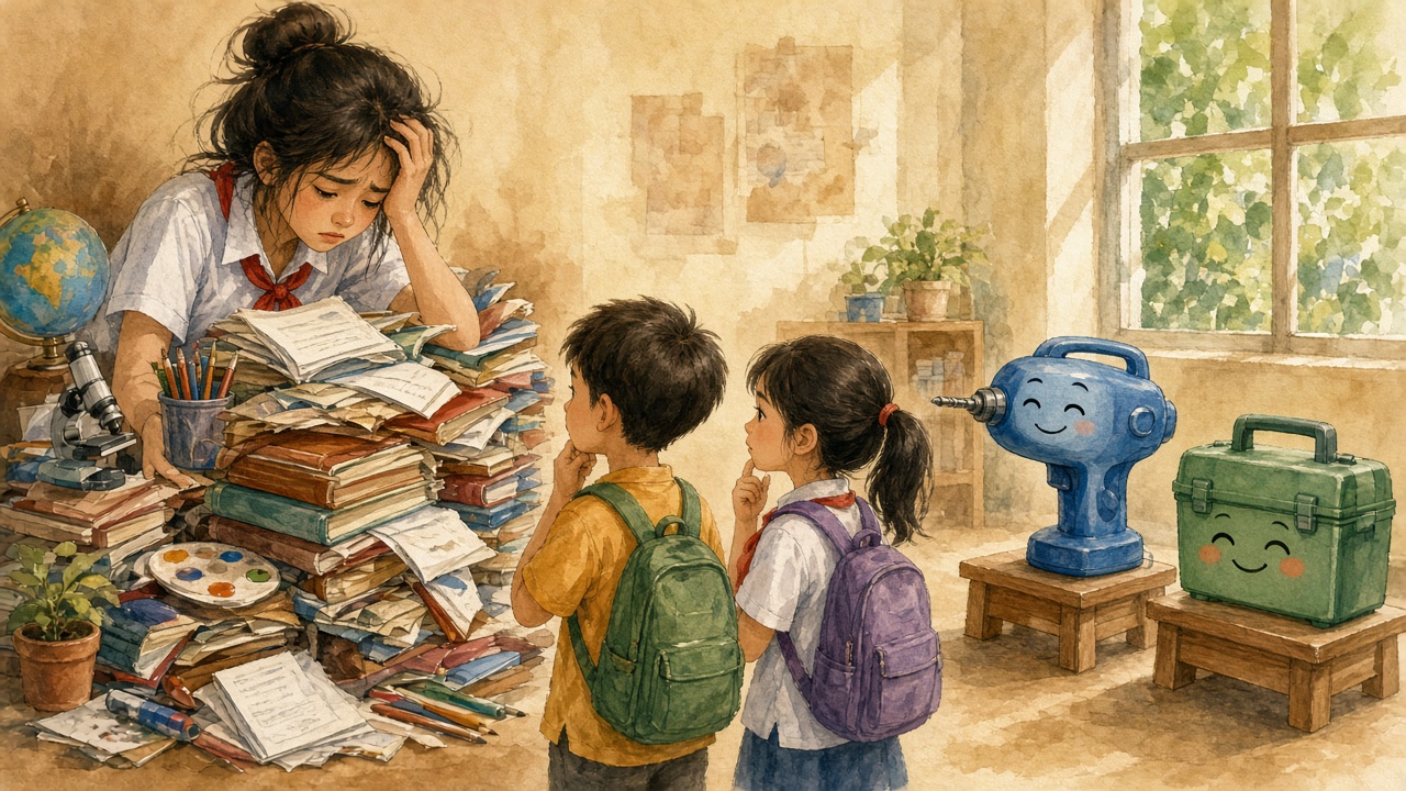 Hai công cụ khác yêu cầu: ôn tập có nguồn, và phân loại rác cộng đồng.