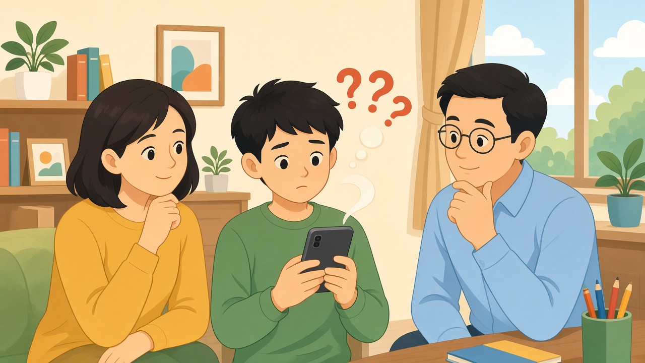Học sinh dừng lại khi app xin vị trí và danh bạ, hỏi người lớn.