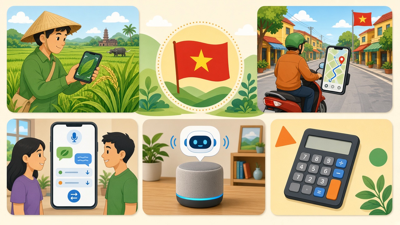 Nông dân chụp lúa, bản đồ, dịch thuật, trợ lí ảo; máy tính bỏ túi không phải AI.