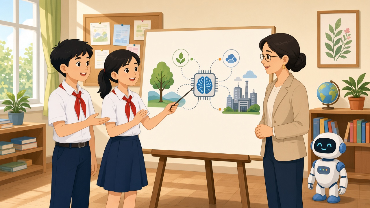 Bìa tài liệu Trí tuệ nhân tạo lớp 8
